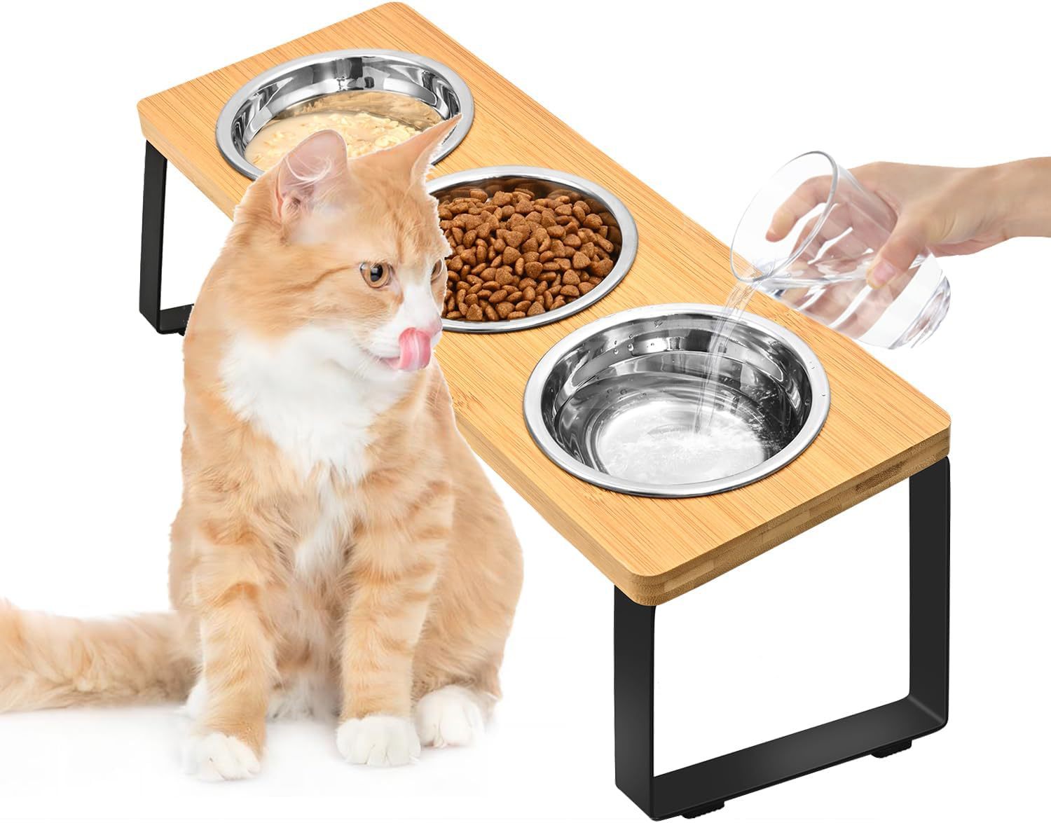Enhance Your Pet's Dining Experience with the Log Pet Feeding Rack